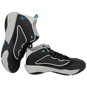 Shaq Men's Speed Demon Mid Black Grey Basketball Sneakers Size‎ 10.5 NWOB